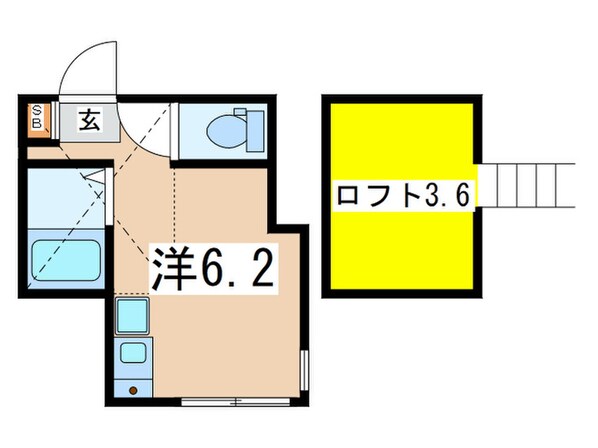 Ｇ・Ａヒルズ矢部町の物件間取画像